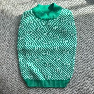 Brand New Dog Sweater - Gucci GG Print